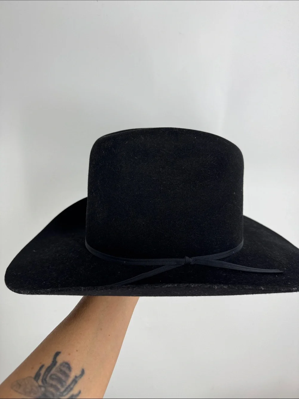 Vintage Bailey X Double X fur blend 7 1/4 long oval western cowboy hat